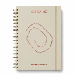 AGENDA 2027 - CICLICA TALLE M 15X21 SAV - CARAMEL LATTE