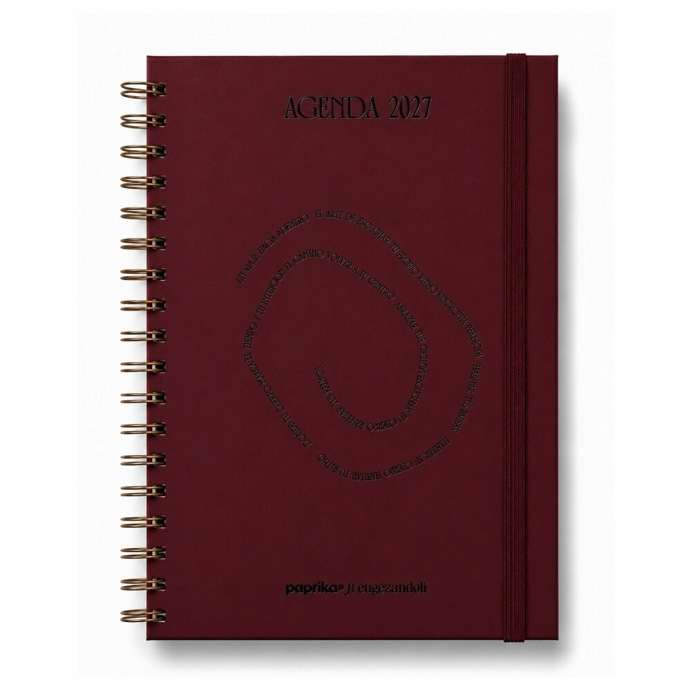AGENDA 2027 - CICLICA TALLE M 15X21 SAV - CHERRY RED