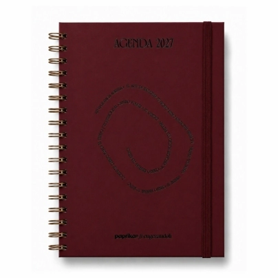 AGENDA 2027 - CICLICA TALLE M 15X21 SAV - CHERRY RED