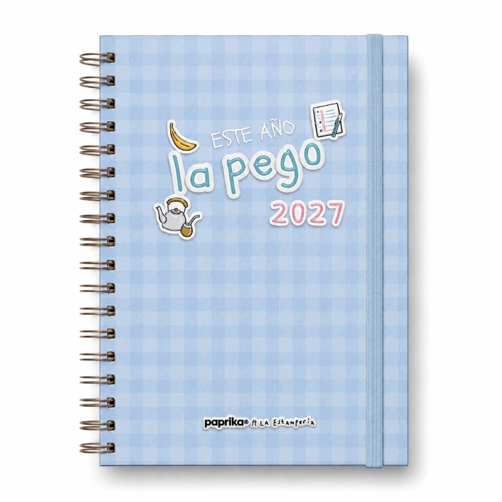 AGENDA 2027 - LA ESTAMPERIA TALLE M 15X21 SAV - LA PEGO CUADRILLE ARGENTINA