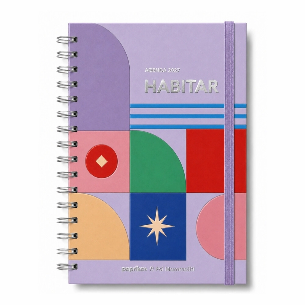 AGENDA 2027 - MANIFESTAR TALLE M 15X21 SAV - HABITAR LAVANDA