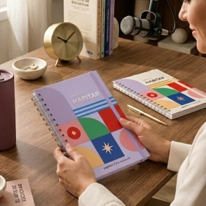 AGENDA 2027 - MANIFESTAR TALLE M 15X21 SAV - HABITAR LAVANDA