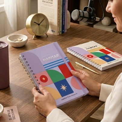 AGENDA 2027 - MANIFESTAR TALLE M 15X21 SAV - HABITAR LAVANDA