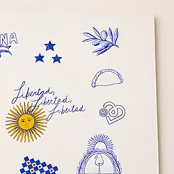 STICKERS VINILO A5 PATRIA