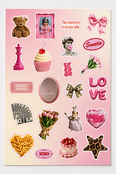 sticker girly girl