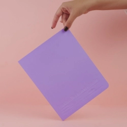 CUADERNO 20X25 TAPA BLANDA DETALLES LAVANDA LISO