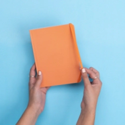 CUADERNO 14X19 TAPA BLANDA NARANJA