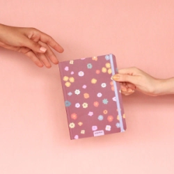 CUADERNO 14X19 TAPA BLANDA FLORA